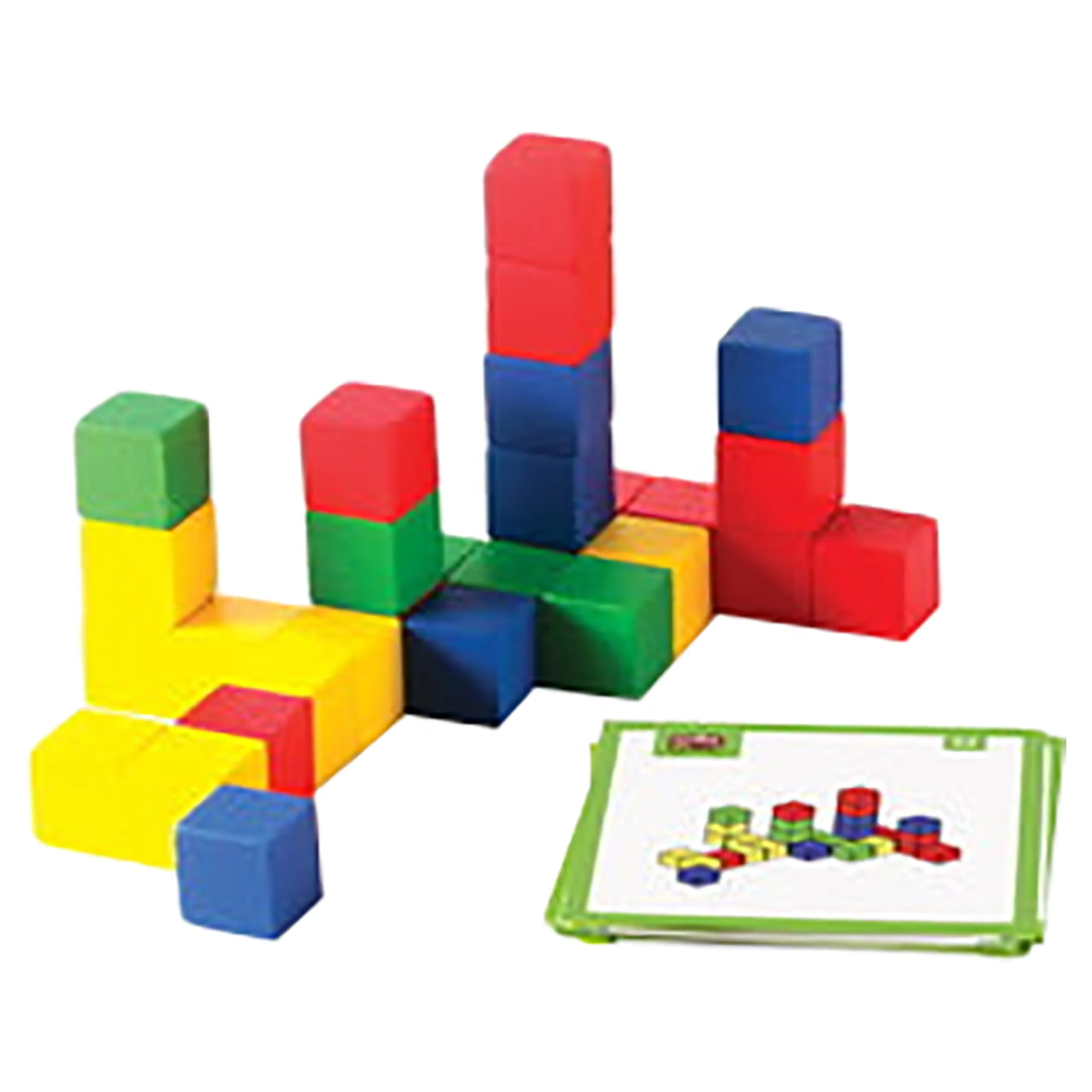 Edu Fun 3D Wooden Cubes - 3 to 7 yrs 64 pieces