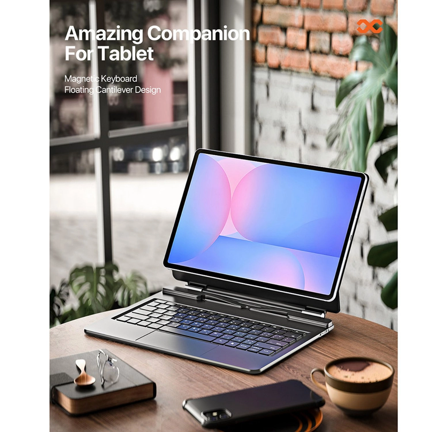 Keyboard Folio Case with Stand for Samsung Galaxy Tab S10