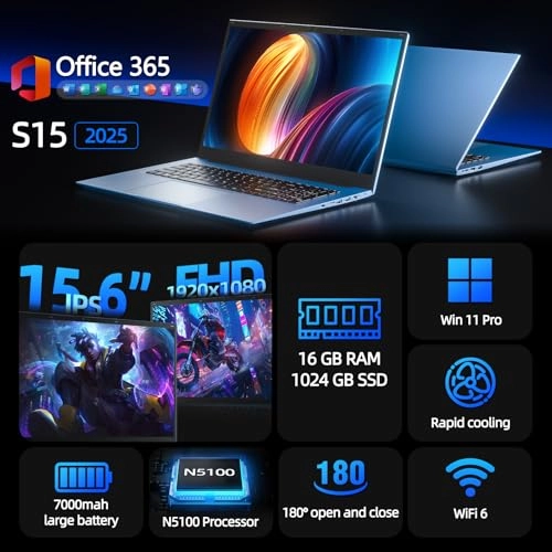 S15 - 15.6'' Celeron N5100 16GB DDR4 1024GB SSD