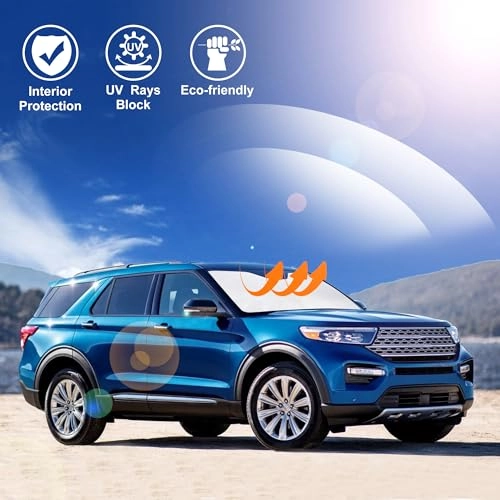 Front Windshield Sunshade - Ford Explorer 2020|2021|2022|2023|2024
