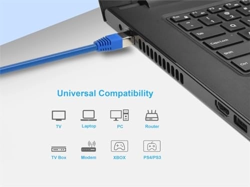 SlimRun Cat6A Ethernet Patch Cable - 2 Feet