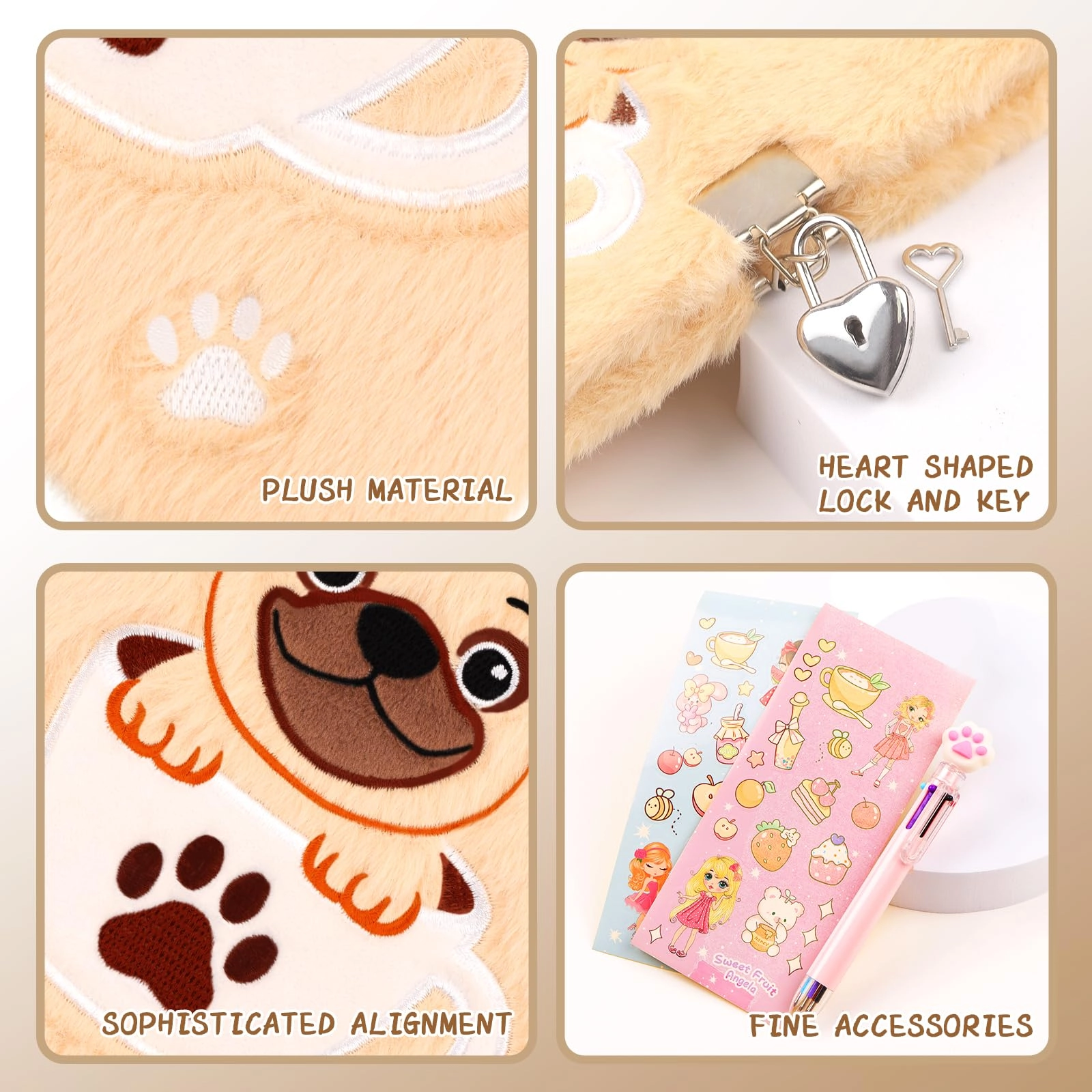 French bulldog Diary Gift Set