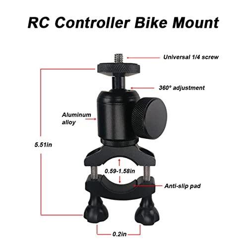 RC Controller Bicycle Stand - Aluminium Adjustable for DJI Mini 3 Pro/Air 2S/Mavic 3