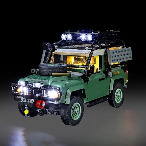 LED Light Kit for LEGO Icons Land-Rover Classic Defender 90 10317
