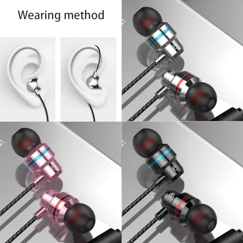 R&B headphone Wired Earbud Pack