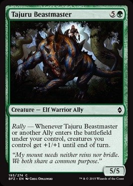 Wizards of the Coast Tajuru Beastmaster (193/274) - Battle for Zendikar