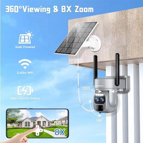 4K Solar Security Camera