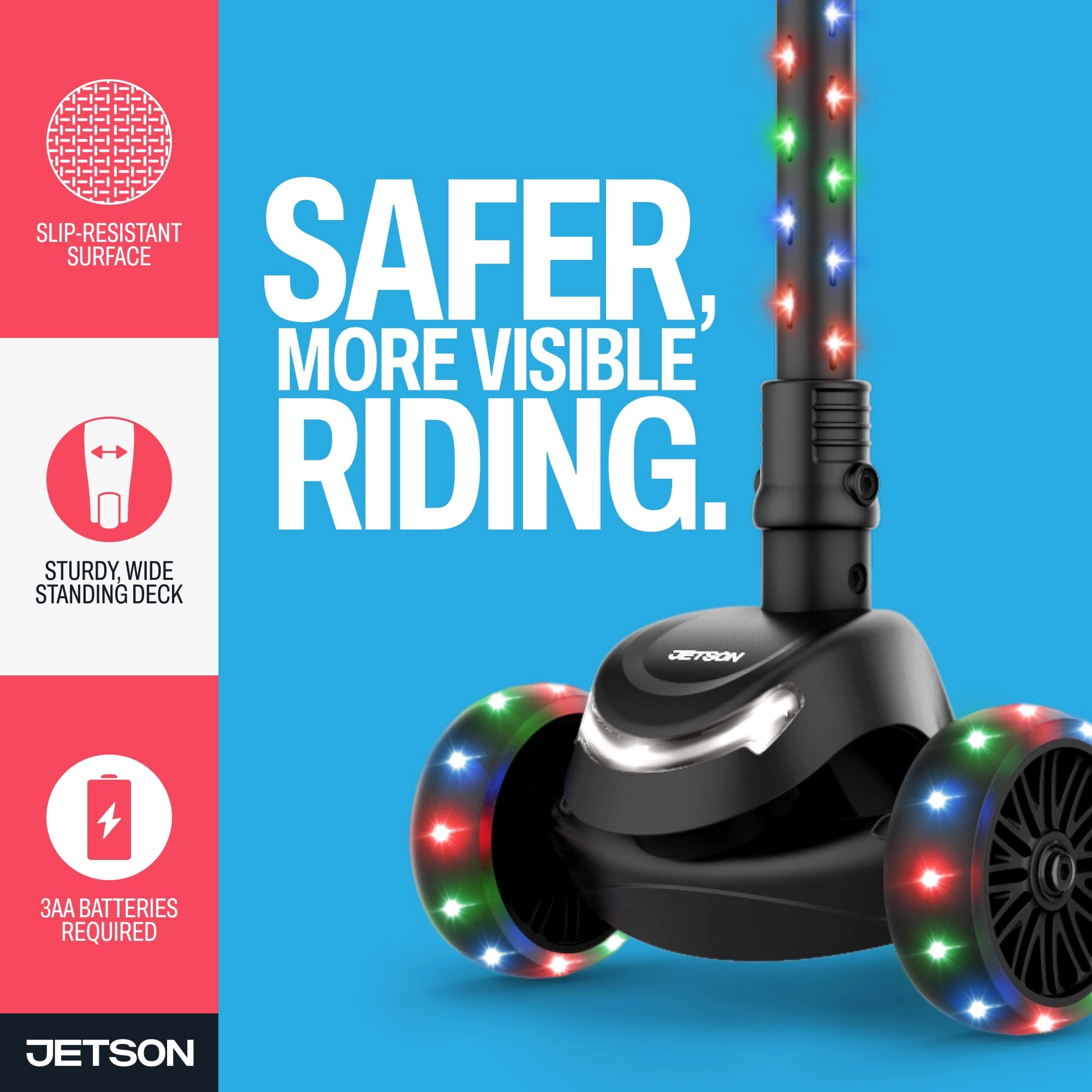 Jupiter Mini - 3-Wheel Foldable LED