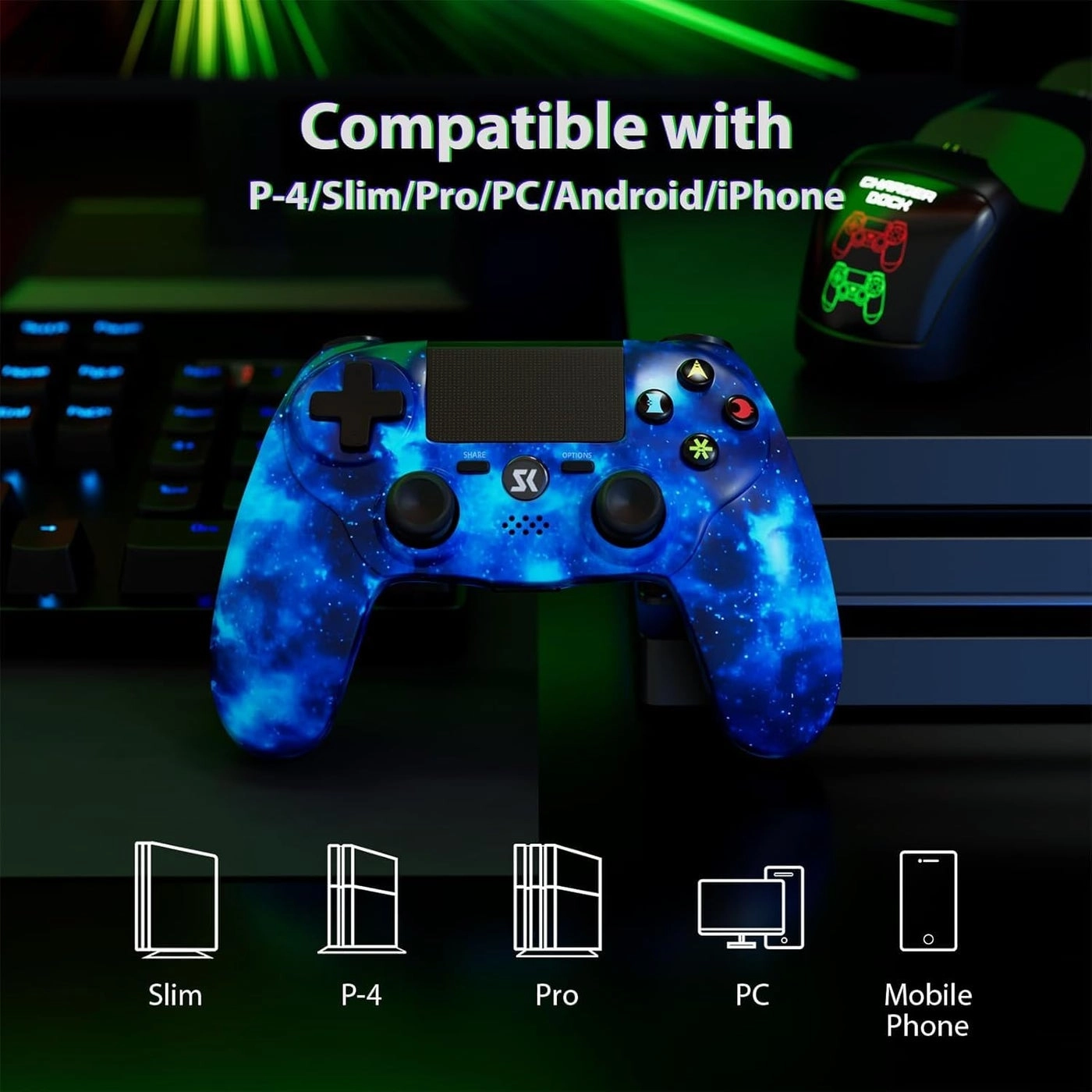 Wireless Controller - Black PS4