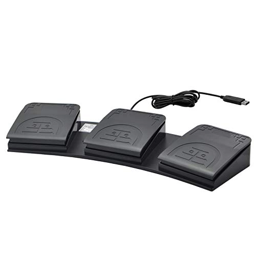 FS2020U1SW M - USB Foot Switch Keyboard Mouse Control Pedal USB, usb-c