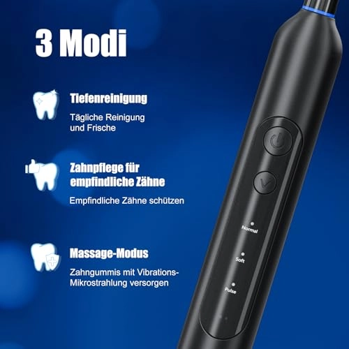 3862 - 8 Brush Heads 3 Modes White