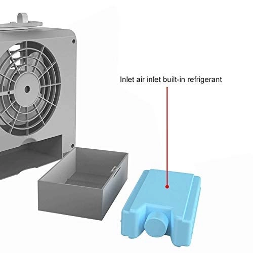 Portable Mini Silent Energy Saving Desktop Air Conditioner Fan Electric Air Cooler - 5W