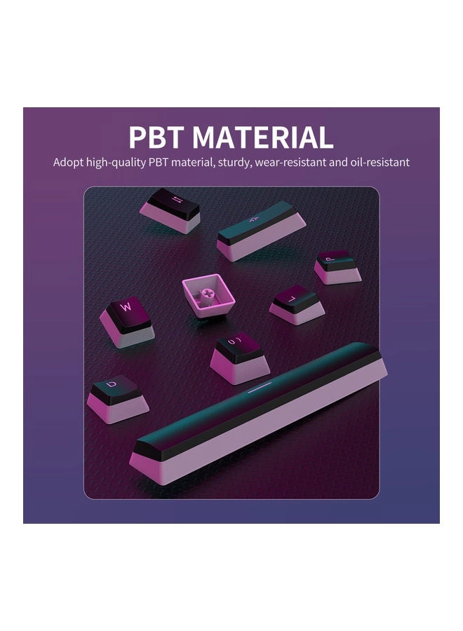 Pudding Keycap Set - 108 Keys PBT White