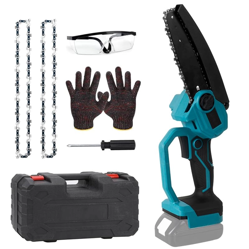 Vinelftage Mini Chainsaw - 6 Inch Cordless Brushless