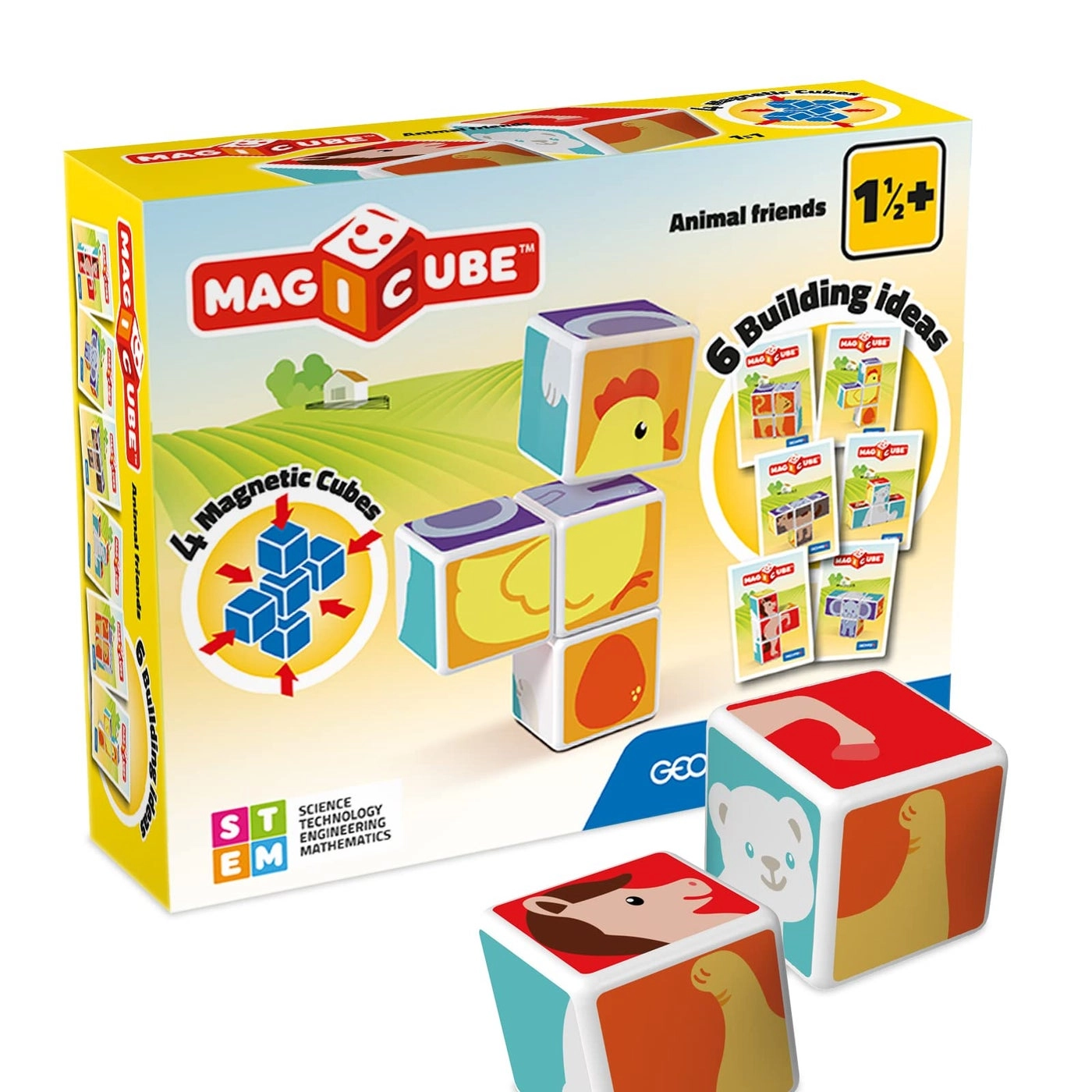 Magicube Mix And Match Animal - 18 Months 7 pieces