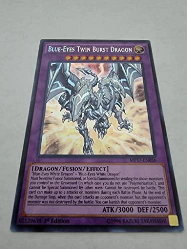 Blue-Eyes Twin Burst Dragon MP17-EN056-2017 1st Edition