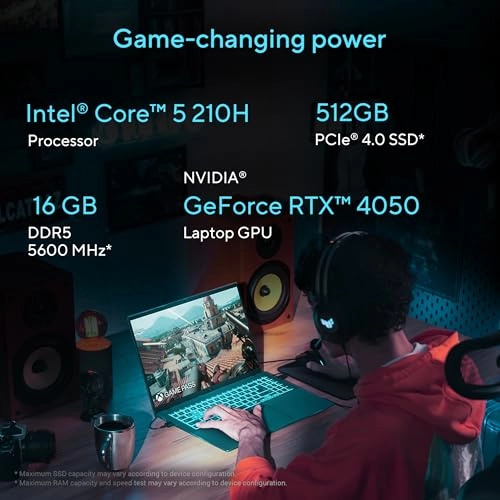 V16 Gaming V3607VU-RP038W - 16'' Core 5-210H 16GB DDR5 512GB SSD