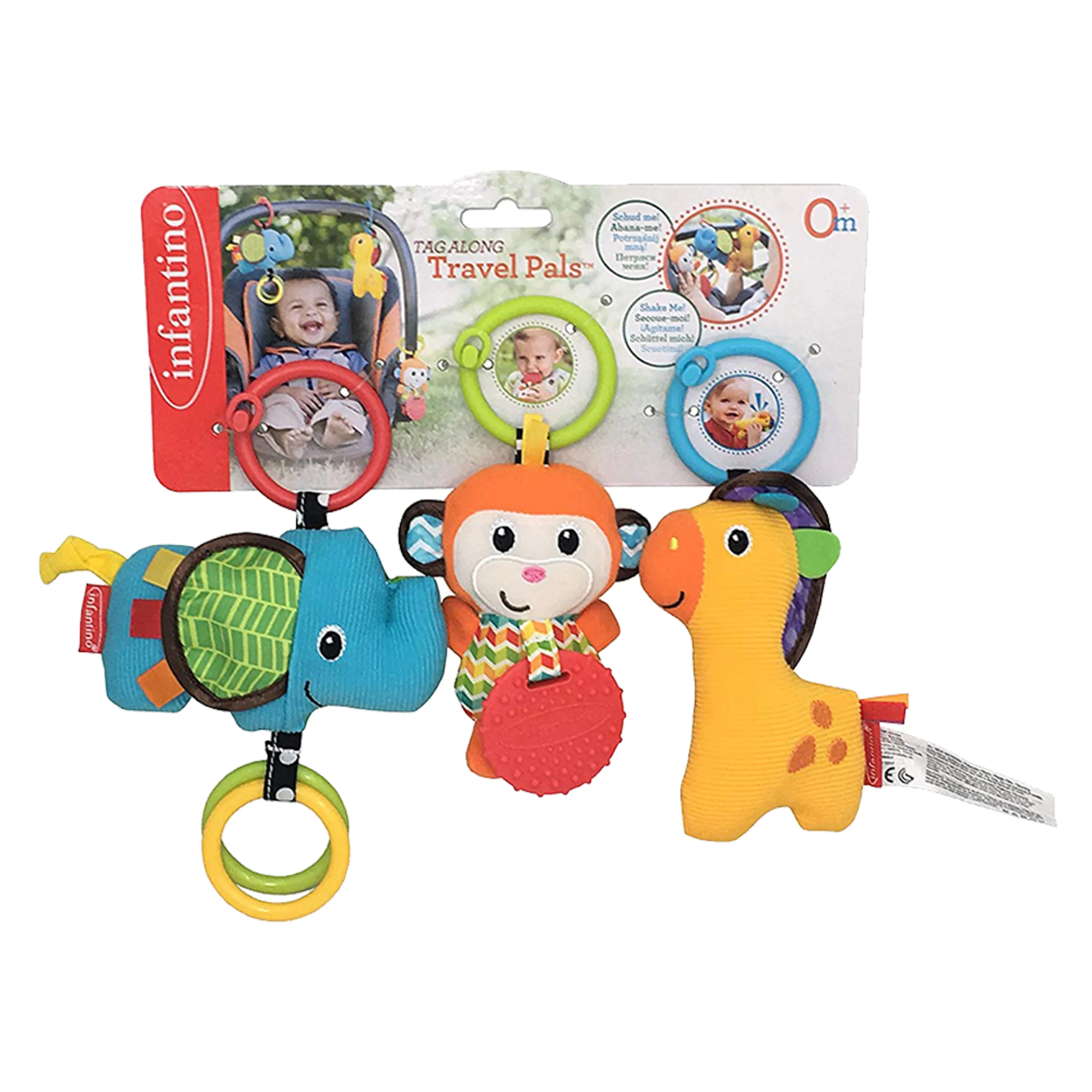 Infantino Tag Along Travel Pals Tag Along Travel Pals - 0 month