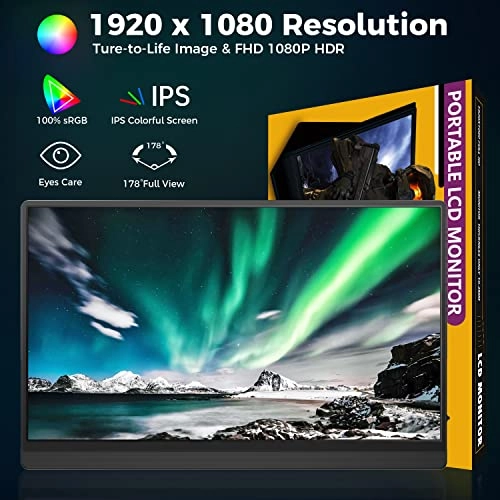 Portable Monitor - FHD 1080P 15.6''