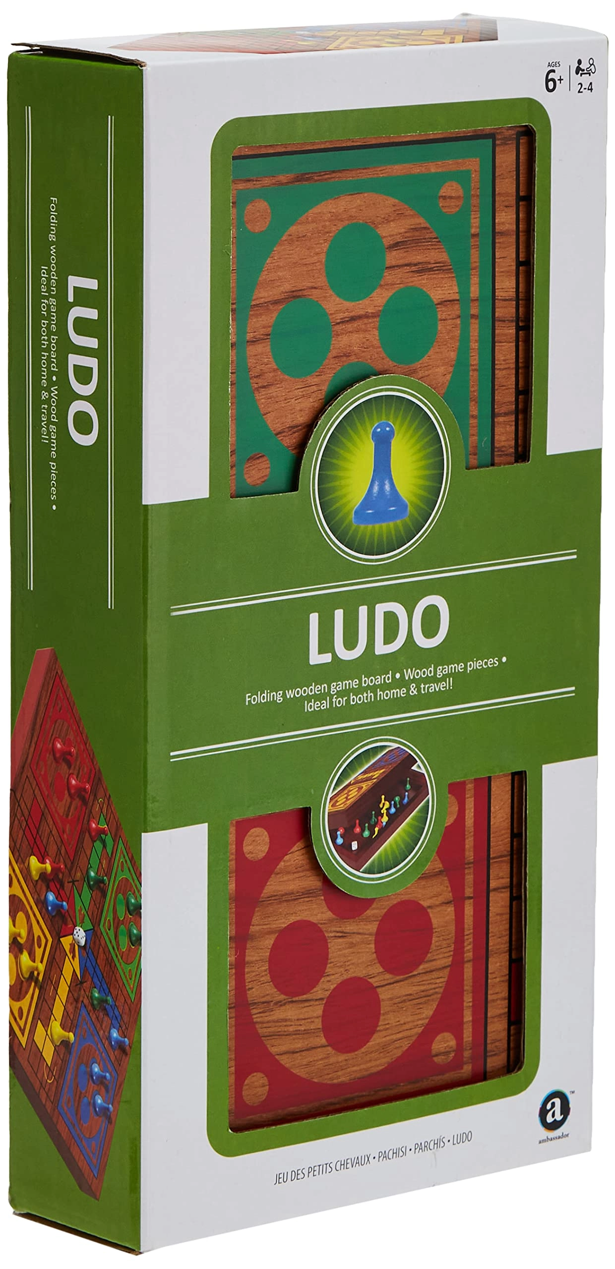 Ambassador Little Wooden Horses Game - 6 years and up 16 pieces