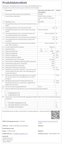 Portable Monitor - 15B1 15.6 inch 1920x1080 pixels