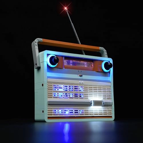 LED Light Kit - Compatible with Lego 10334 Retro Radio Lights Only