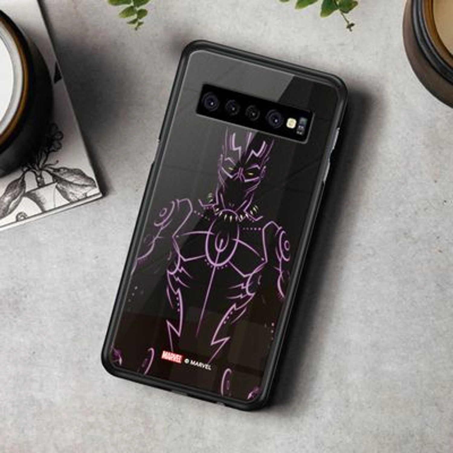 Black Panther Kinetic Energy Back Case for Galaxy S10
