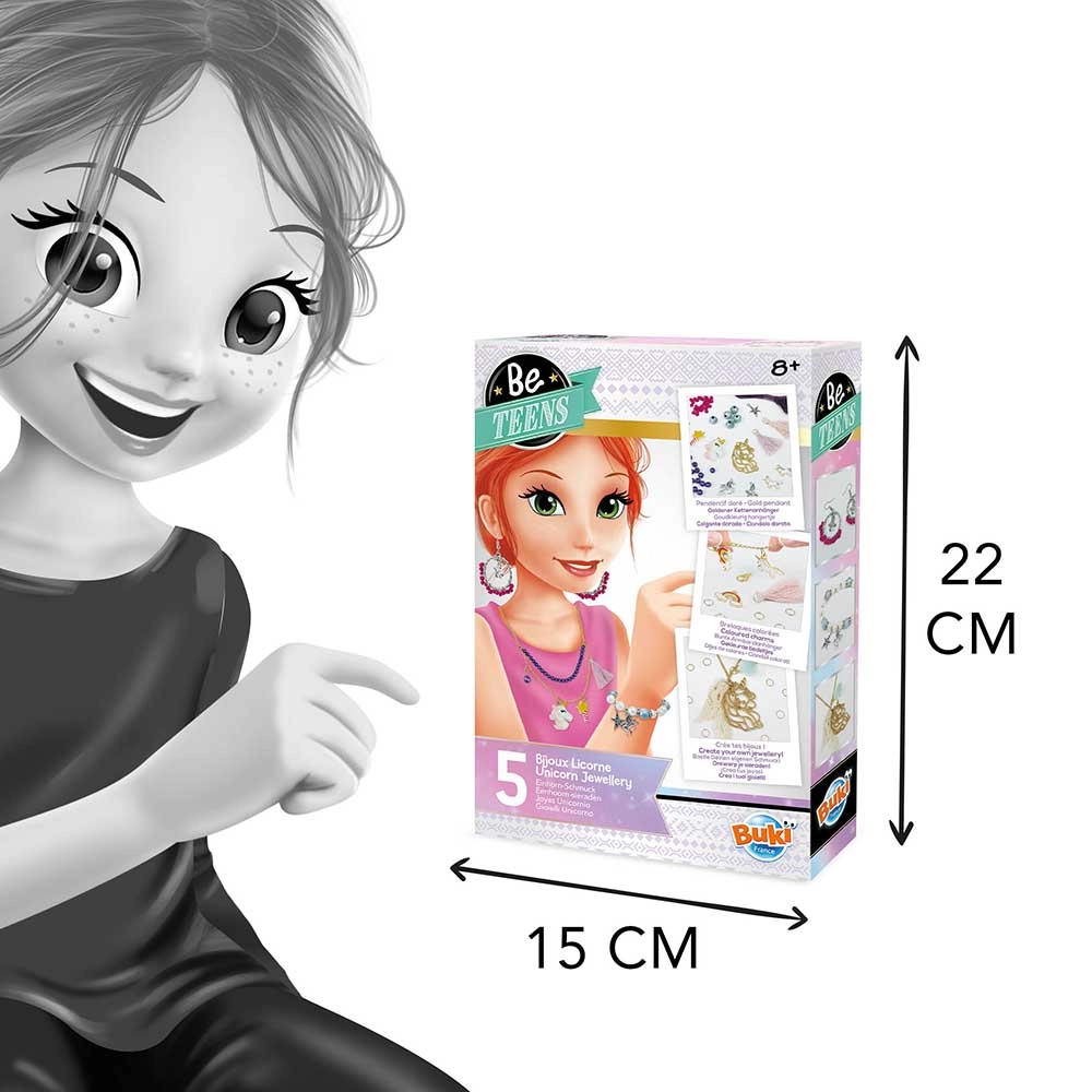 Unicorn Jewellery Kit - 5 Pieces Suitable for 8 to 13+ yrs