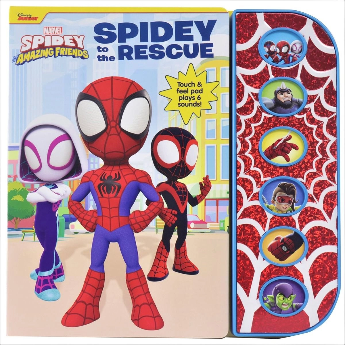 Pi Kids Spidey and Amazing Friends Spidey to the Rescue Cloth Book - 18 Months