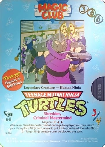 Secret Lair x Teenage Mutant Ninja Turtles: VHS Villains Foil Edition - 5 pcs