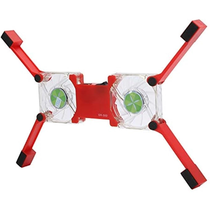 Laptop Cooling Pad Stand - Quiet Fan Height Adjustable USB Interfaces