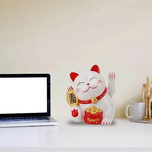 Lucky Cat Waving Arm - plastic