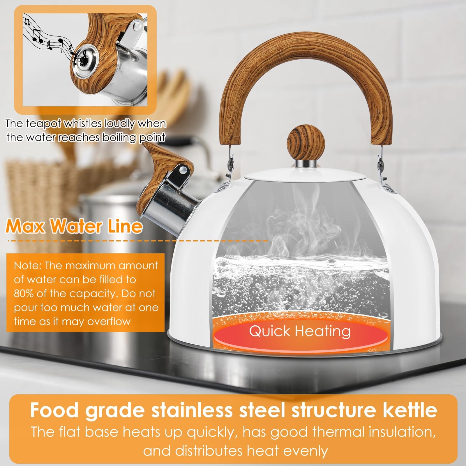 Whistling Kettle - 3L
