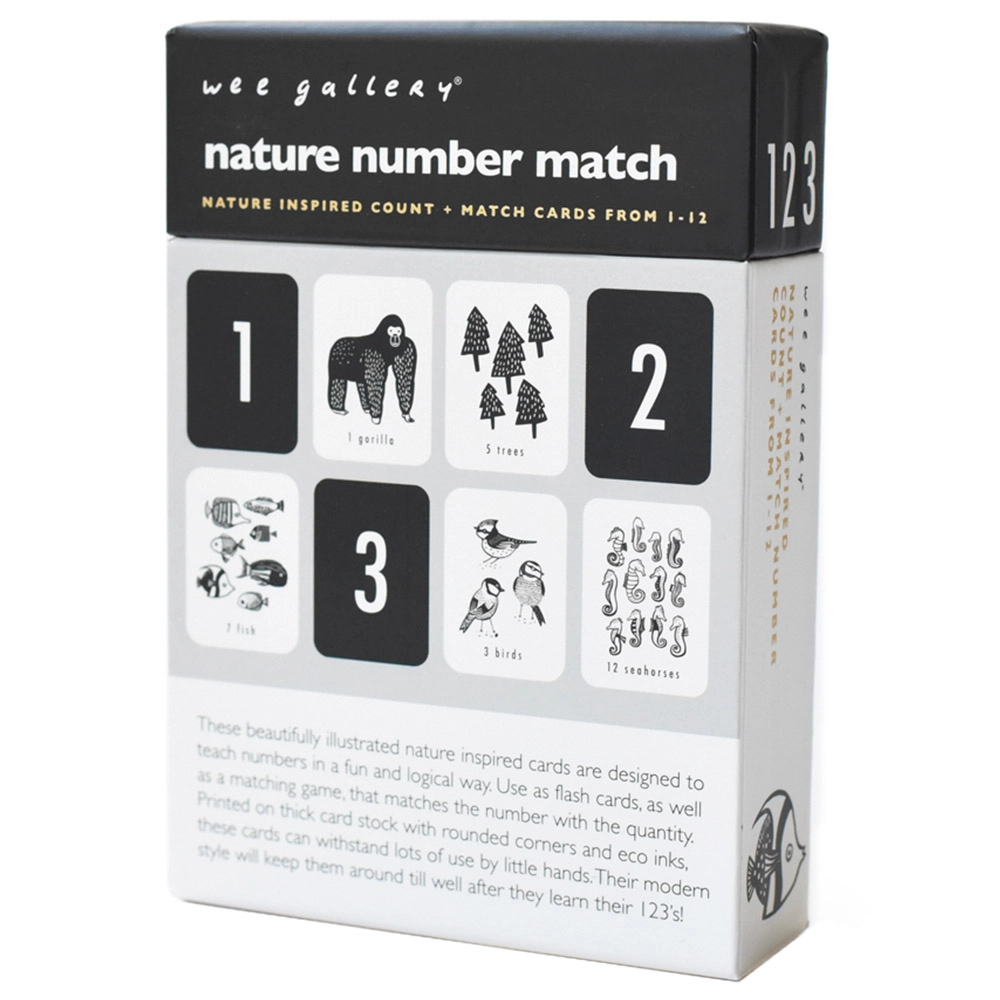 Nature Number Cards - 18 months-3 years