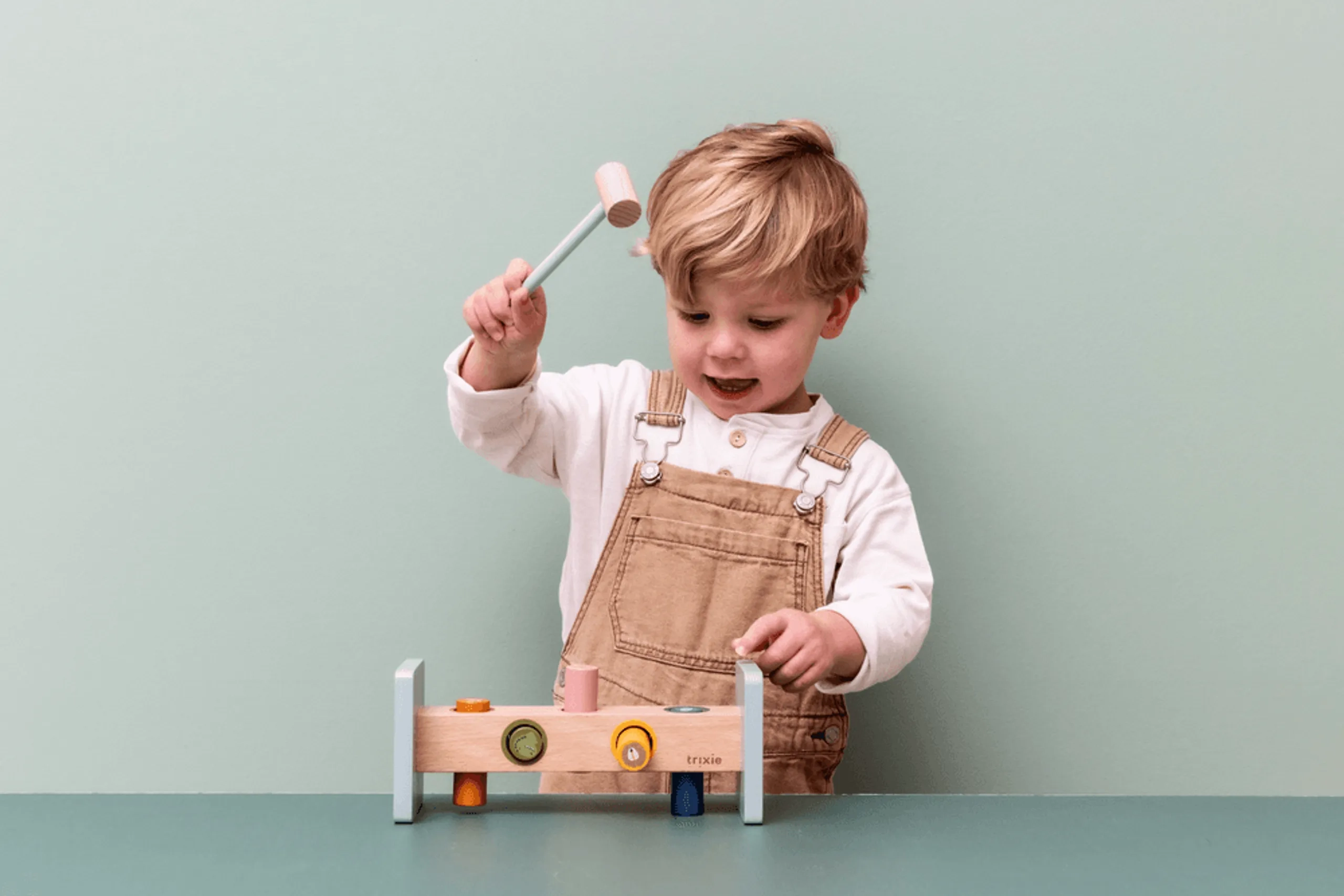 Wooden Hammer Bench Toy - Suitable for 18 months and above