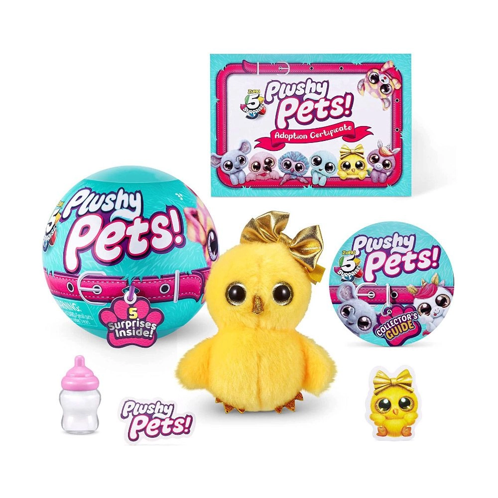 5 Surprise Plushy Pets - Mystery Capsule