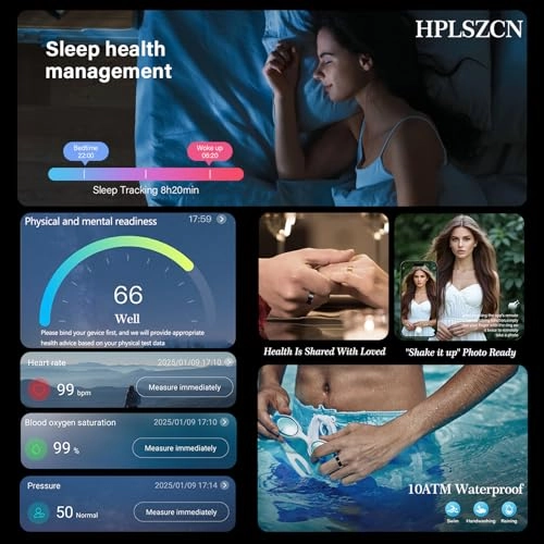 NFC Smart Ring - 24/7 Heart Rate Monitor IP68 Swimproof