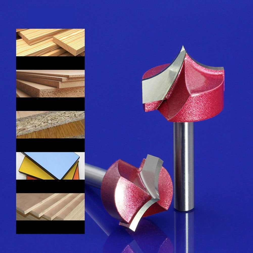 woobles 3D Groove Router Bits - 8mm 6mm 8pcs