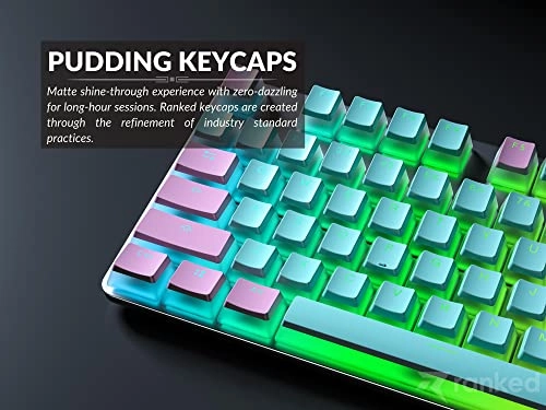 Pudding Keycaps - ANSI and ISO RF, Wi-Fi