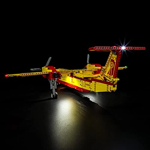 Led Lighting Kit - Firefighter Aircraft Compatible with 42152