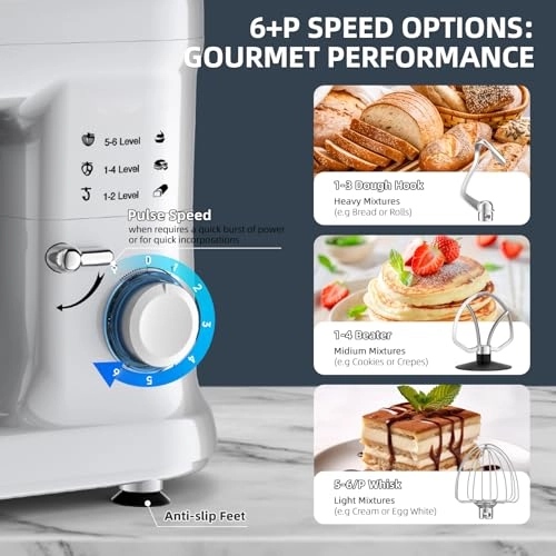 Planetary Mixer - 6.5 Liters 2000 watts