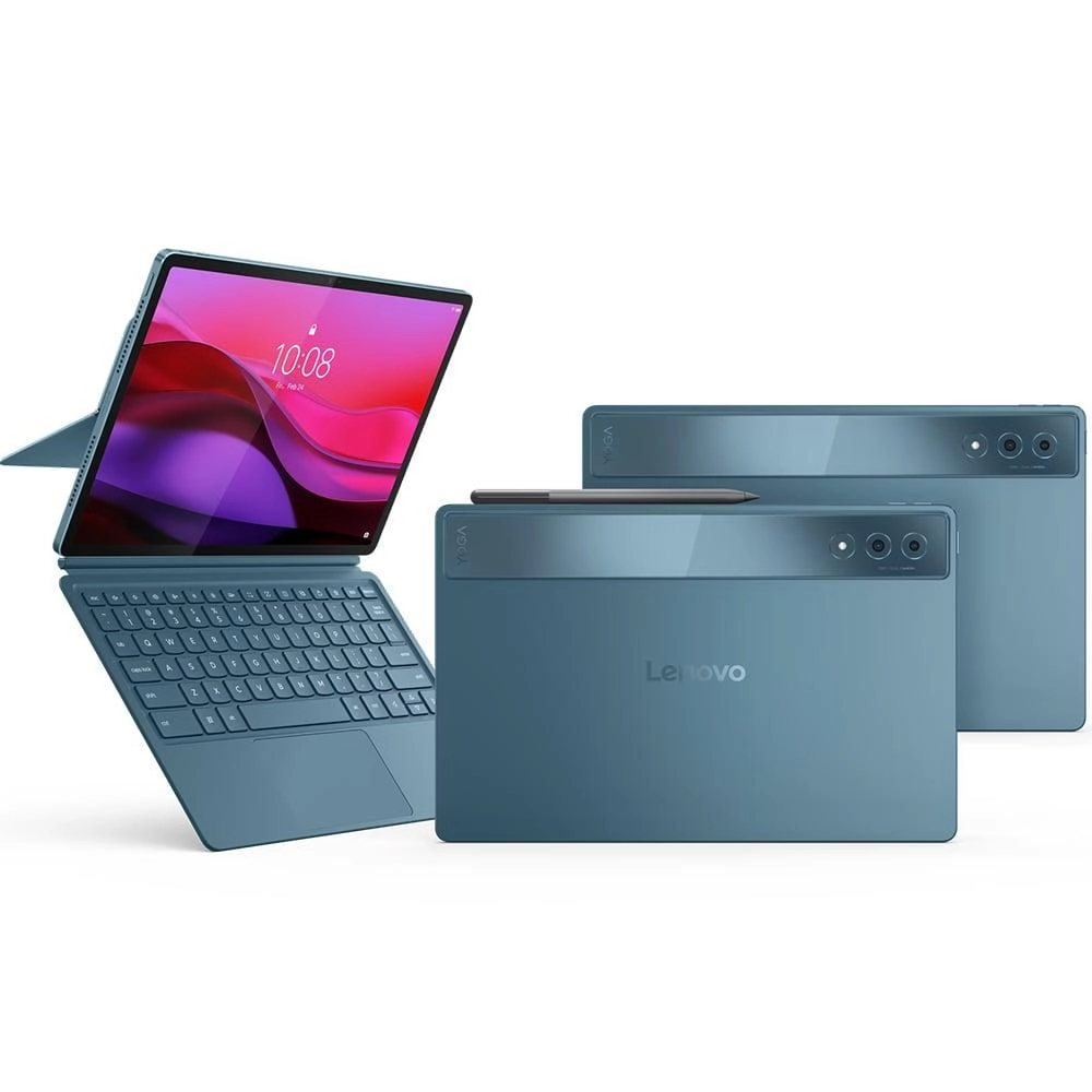 Yoga Tab Plus - 256GB 12.7" + 2-in-1 Keyboard Pack + Tab Pen Pro + LT310 Yoga True Wireless Earbuds