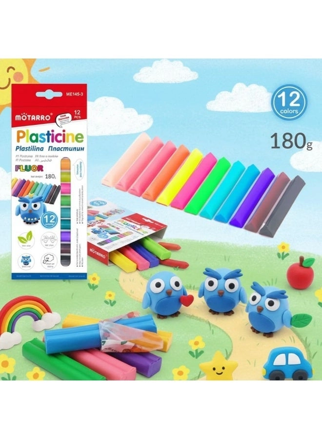 Plasticine Modeling Clay Set - Plasticine 12pcs