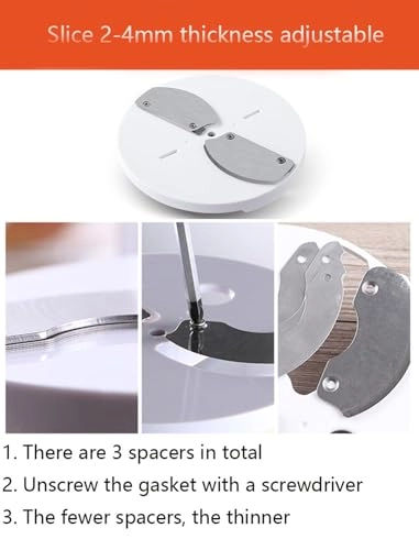 3-in-1 Vegetable Grater Dicer Slicer - Electric