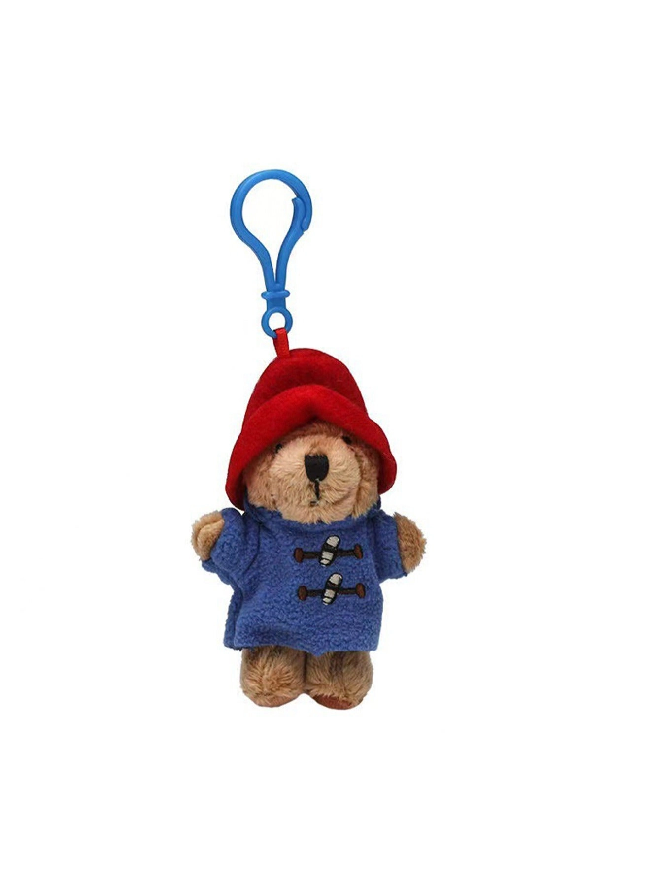 Generic Paddington Bear Plush Doll Keychain Pendant - 11cm