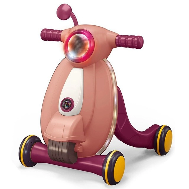 Multifunctional Baby Walker - Light Music Pink