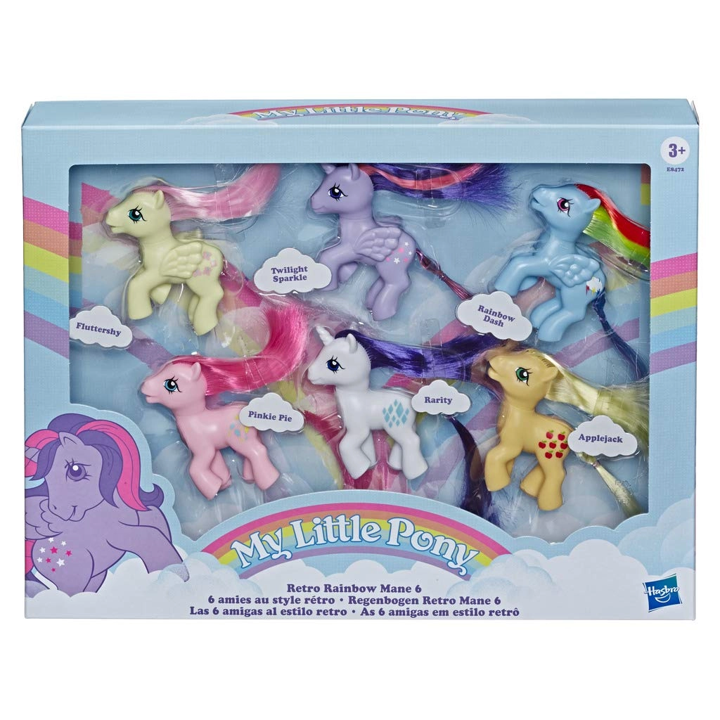 MZA STORES Twilight Sparkle + Pinkie Pie + Rainbow Dash + Rarity + Applejack + Fluttershy - My Little Pony: Friendship is Magic