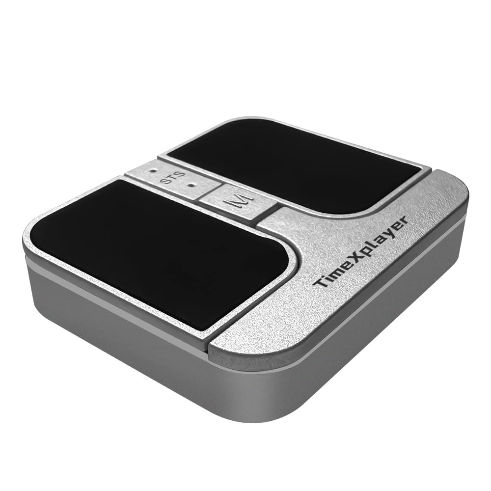 TIMEXPLAYER Mini Square Mouse - 2.4Ghz Wireless Bluetooth Infrared USB
