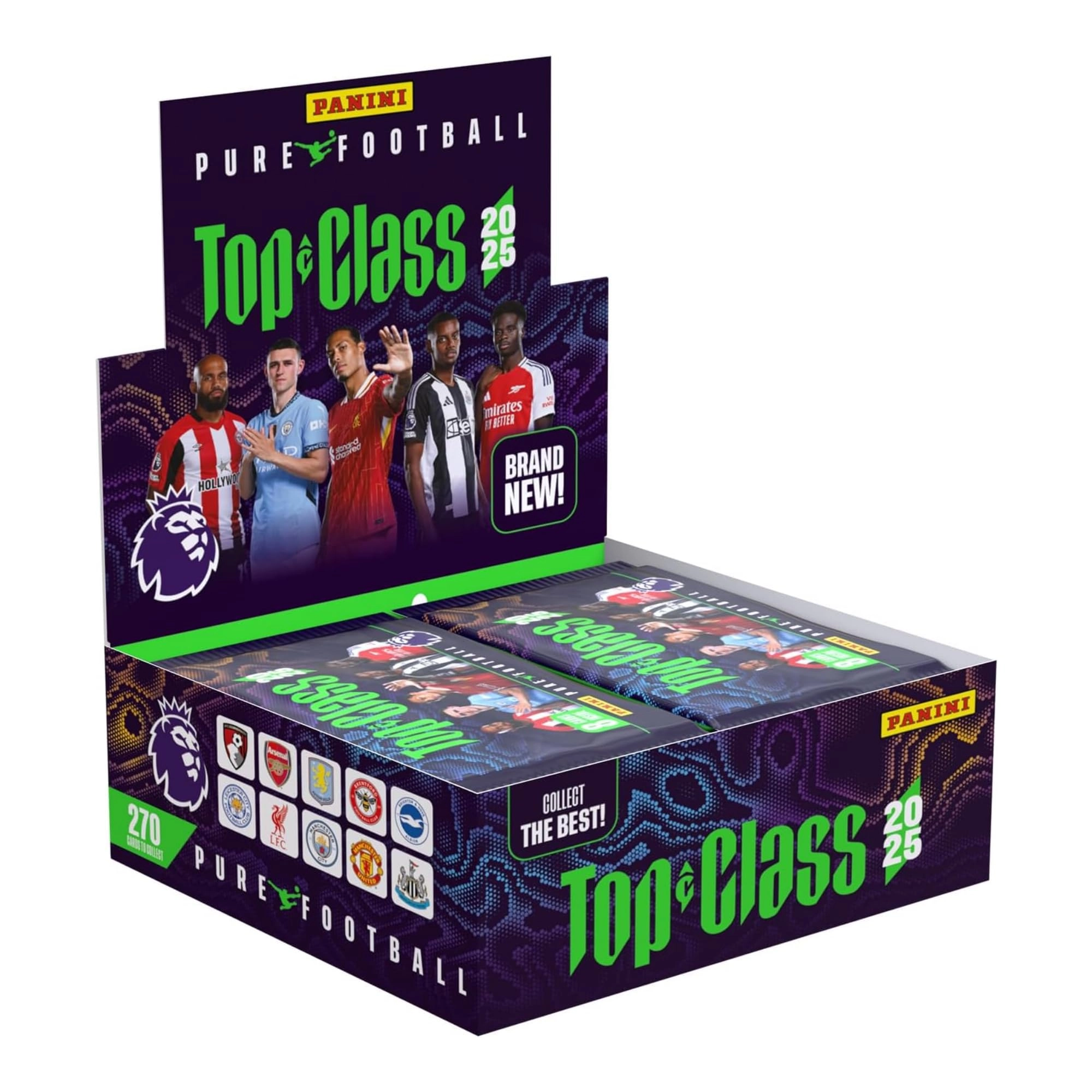Panini Epl Top Class 2025 Trading Cards - 8pcs