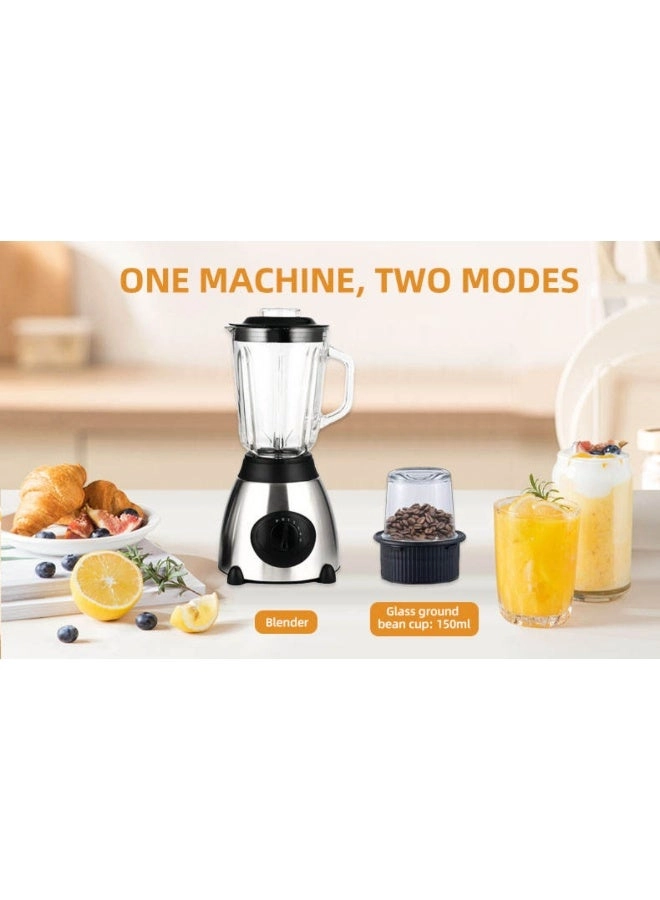 2-in-1 Electric Blender - 1000W